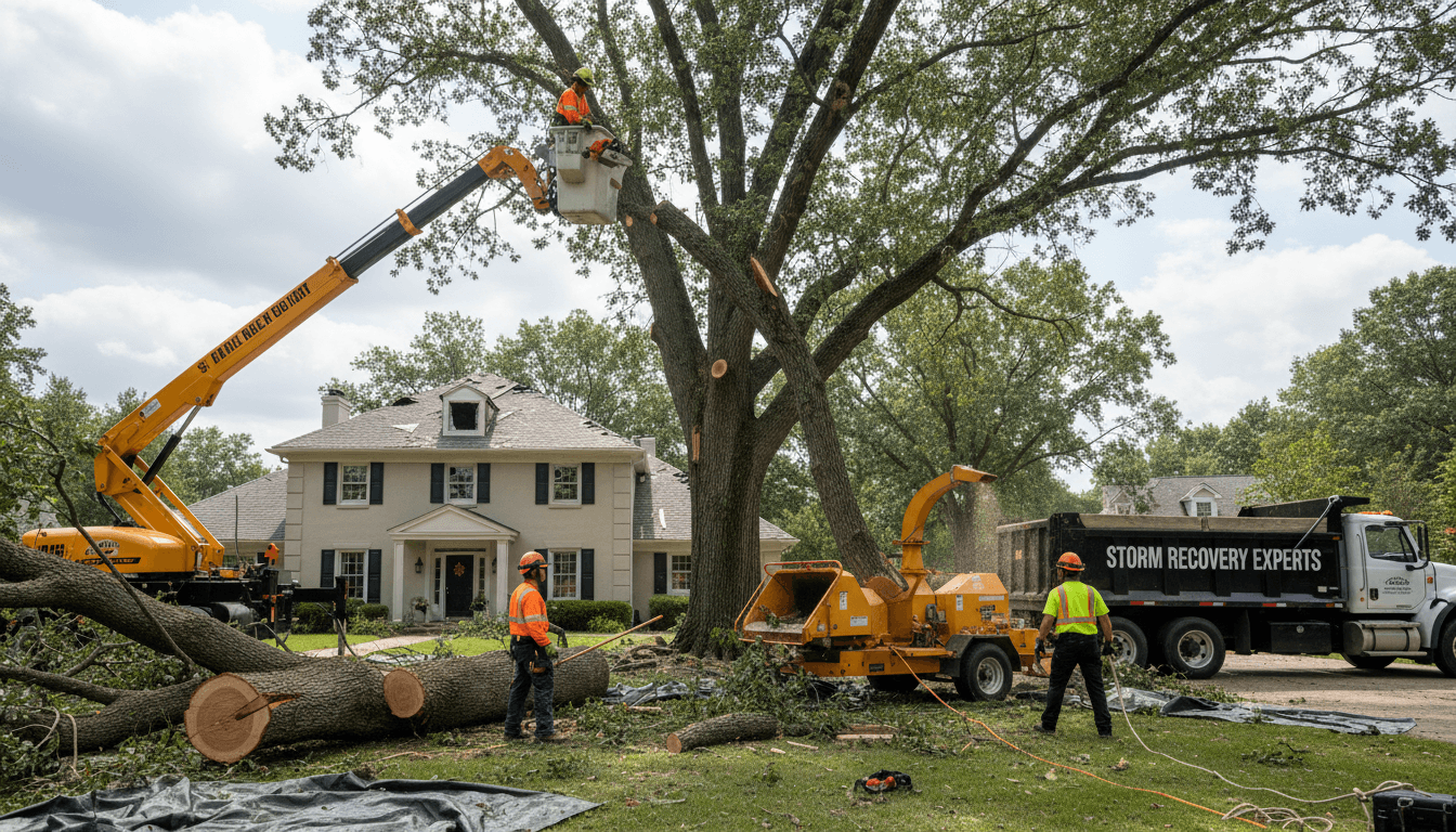 Storm cleanup
