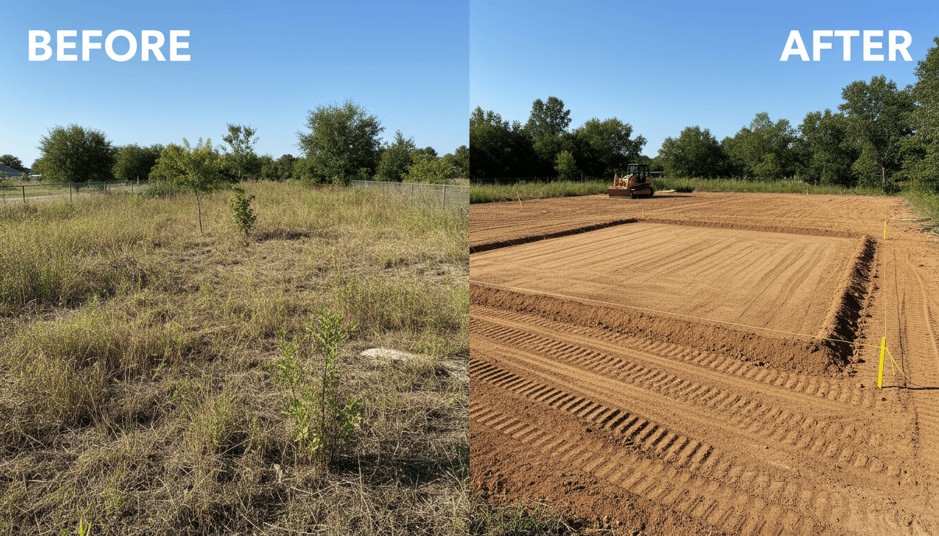 Residential lot clearing service